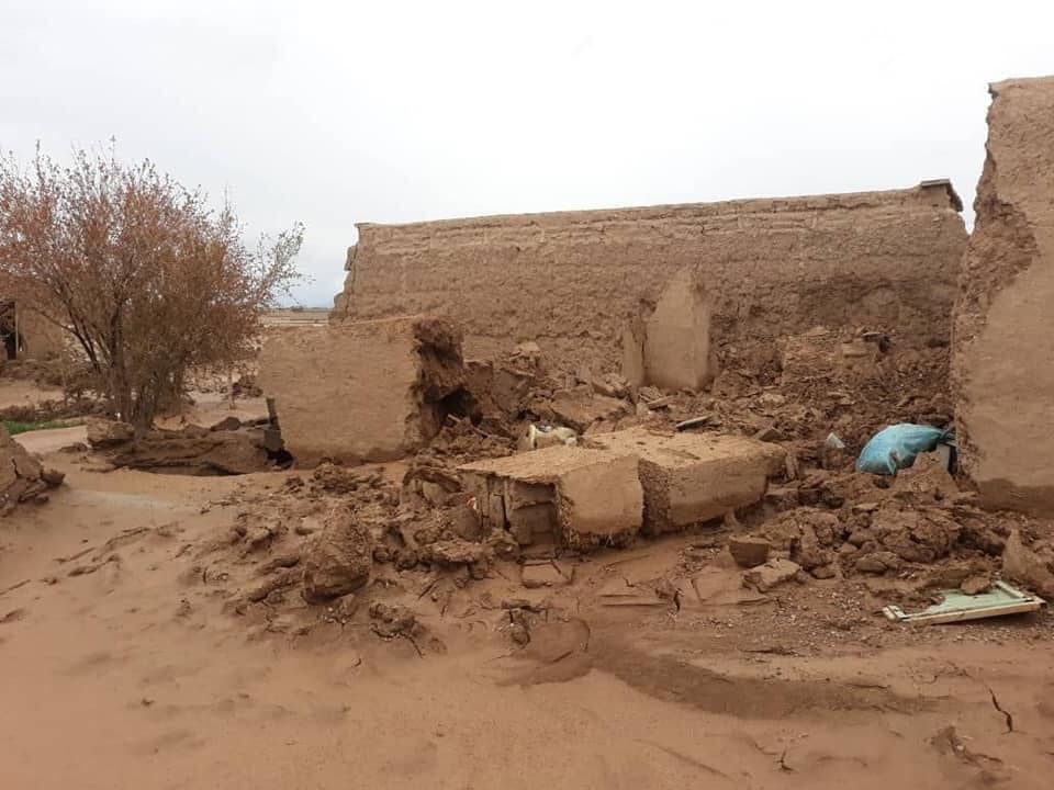 Flood damage in Herat, Afghanistan, March 2020.