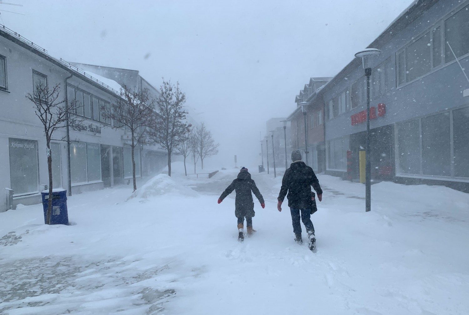 Click to enlarge Strong winds in Finnmark region.