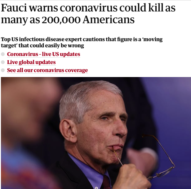 Fauci warns