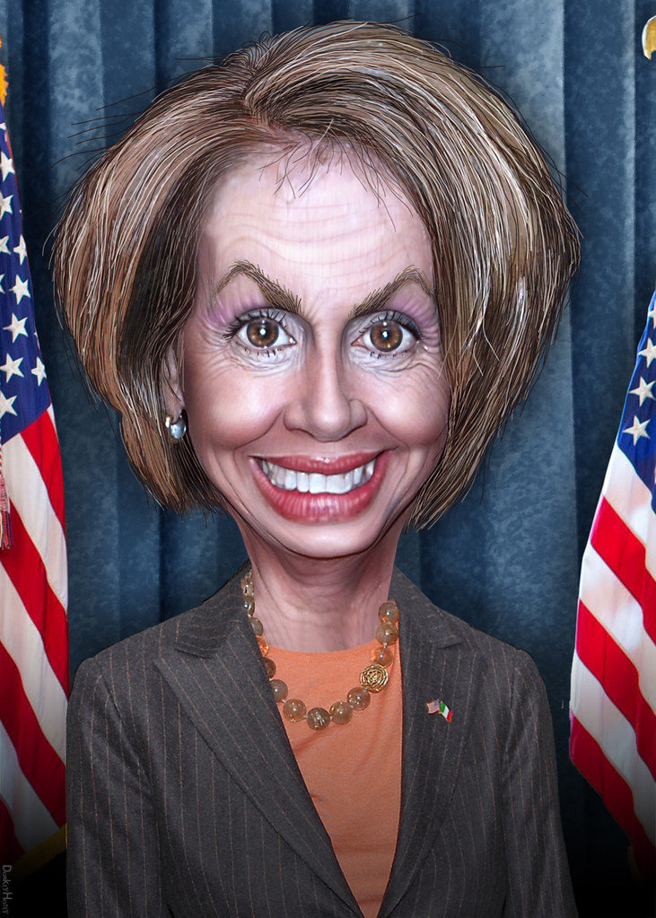 Click to enlarge caricature pelosi