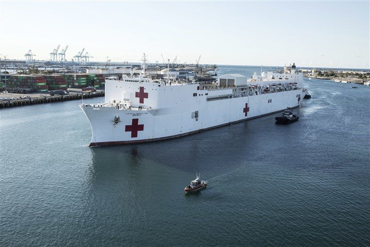 USS Mercy hospital ship