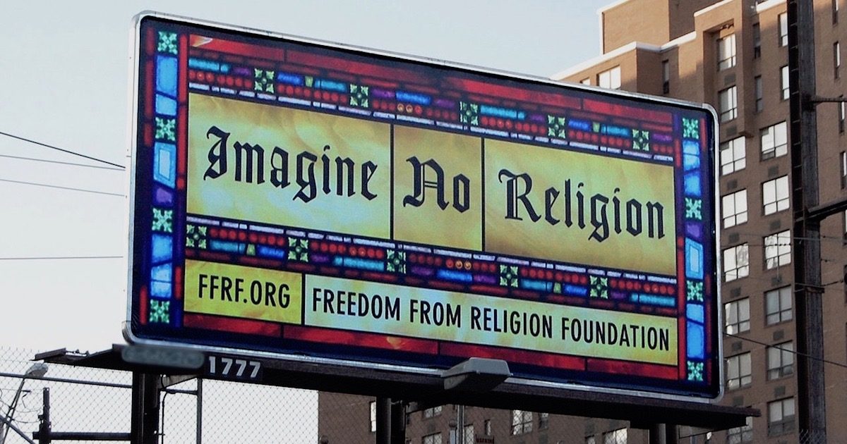 Freedom From Religion Foundation billboard