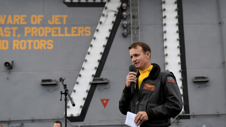 Click to enlarge Captain Brett Crozier