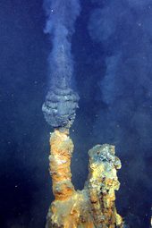 geothermal vent underwater black smoker