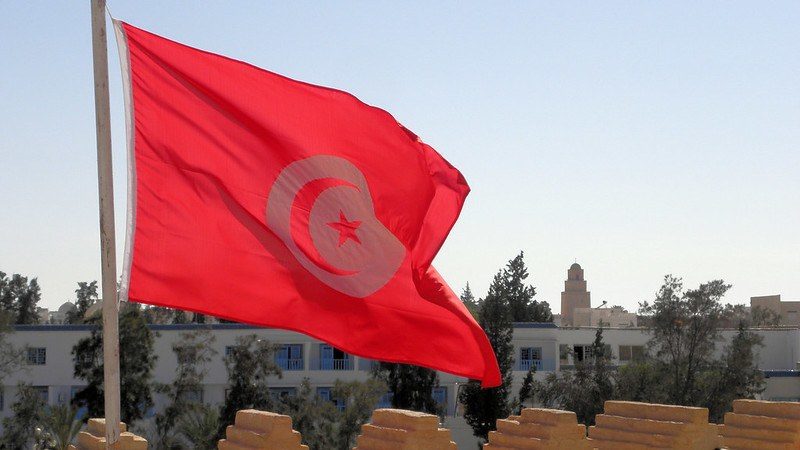 Click to enlarge Tunisia flag