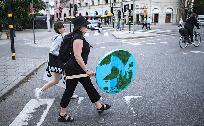 Climate activists Stockholm