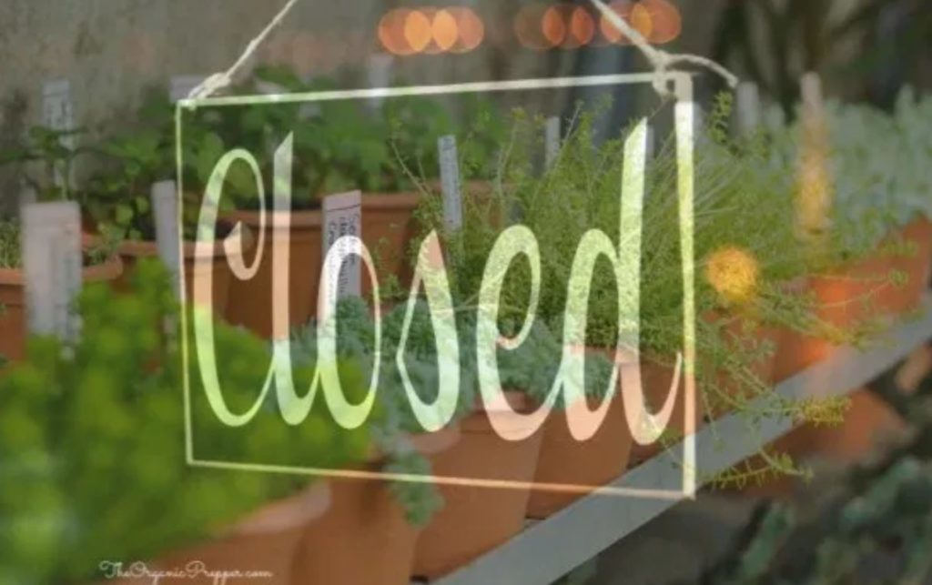 closed sign