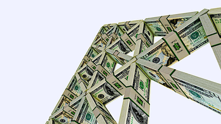 Money pyramid
