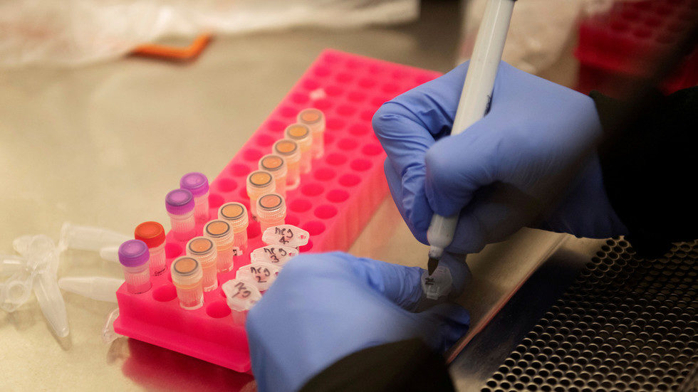 Click to enlarge lab coronavirus covid