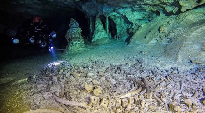 underwater cave mexico mayans