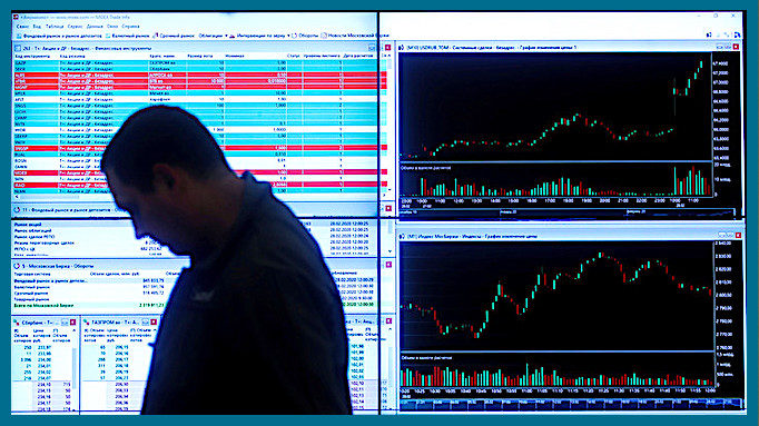 Click to enlarge stock market data
