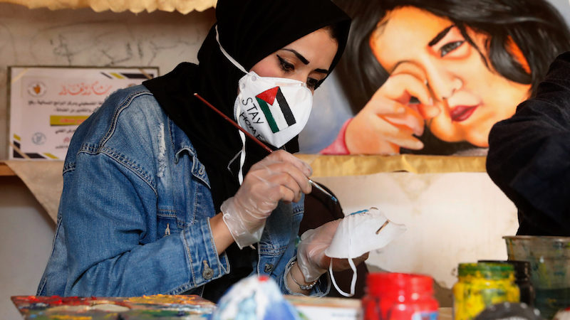 Palestinian artist Samah Saed