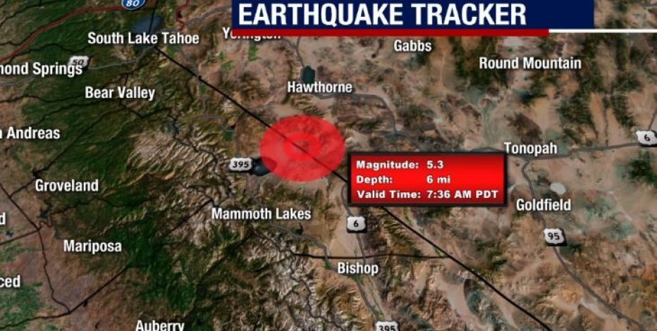 Earthquake yosemite April 11