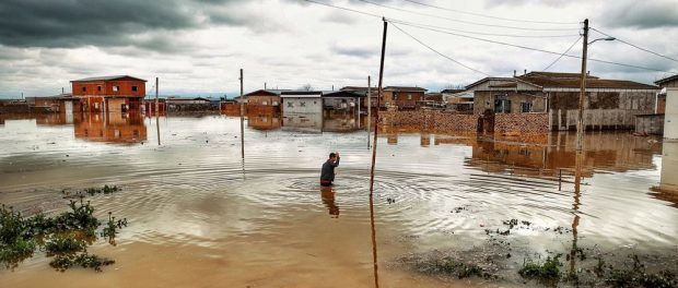 Click to enlarge The floods in Iran cause damages