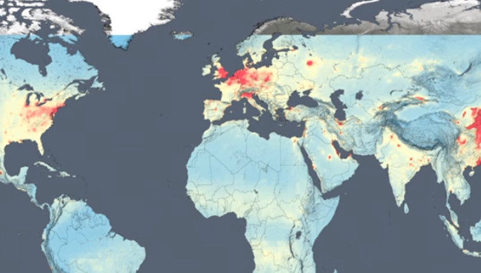 Click to enlarge Air Quality Over N Germany