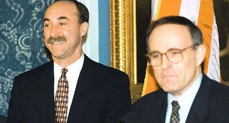 Click to enlarge Jerome Hauer and Rudy Giuliani