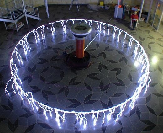 Click to enlarge Corona discharge