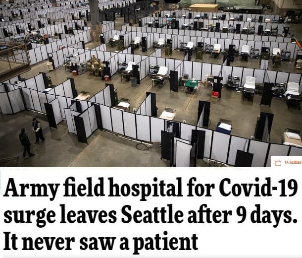 Click to enlarge empty field hospital