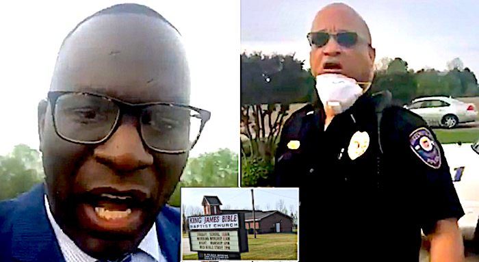 Click to enlarge Pastor Hamilton/Cop