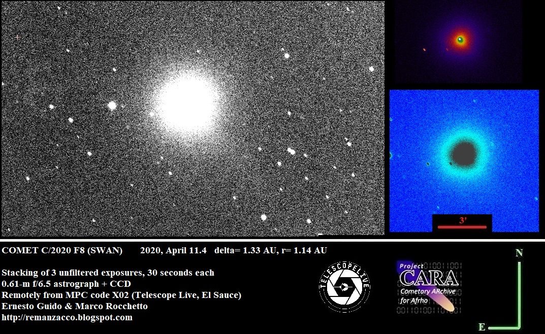 Click to enlarge Comet C/2020 F8 SWAN