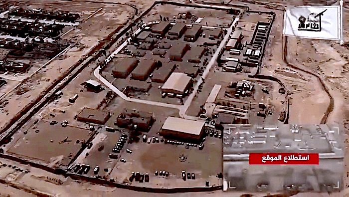 Click to enlarge aerial shot barracks