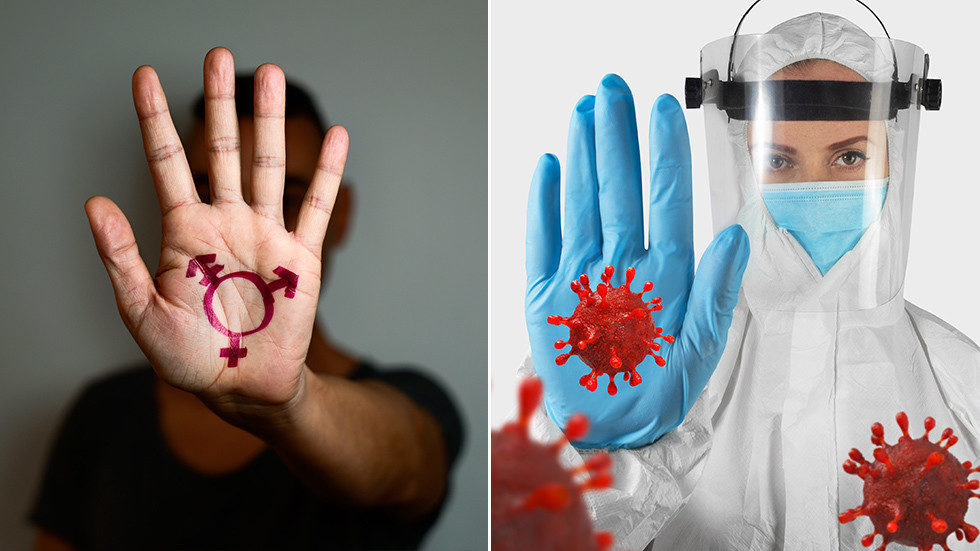 transgender fluid gender coronavirus hazmat suit