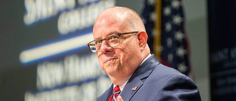 Click to enlarge Maryland Governor Larry Hogan