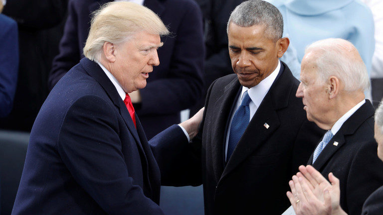 trump and obama