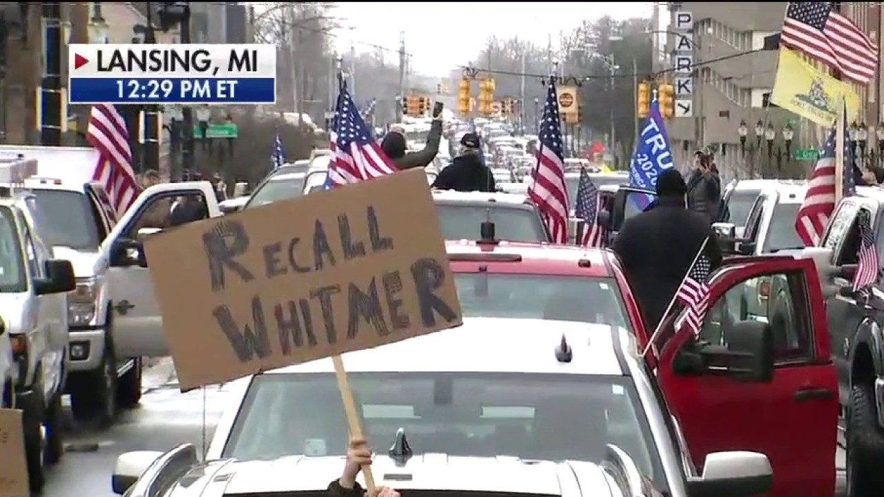 recall whitmer protest