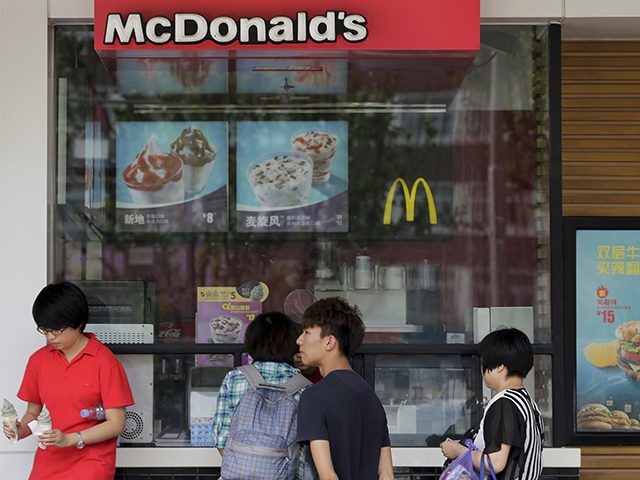 Click to enlarge McDonald's China