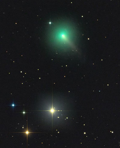 Click to enlarge Comet SWAN (C/2020 F8)