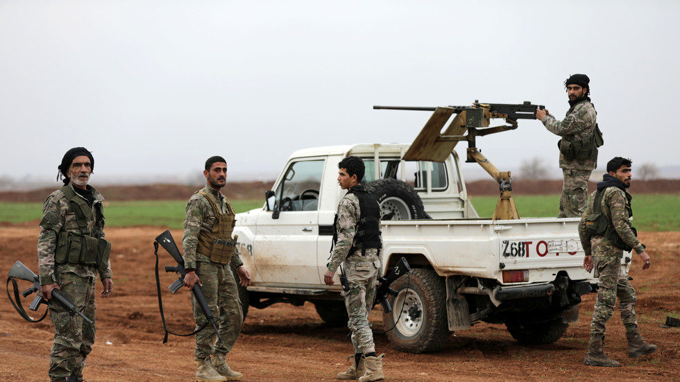 Syrian rebel fighters