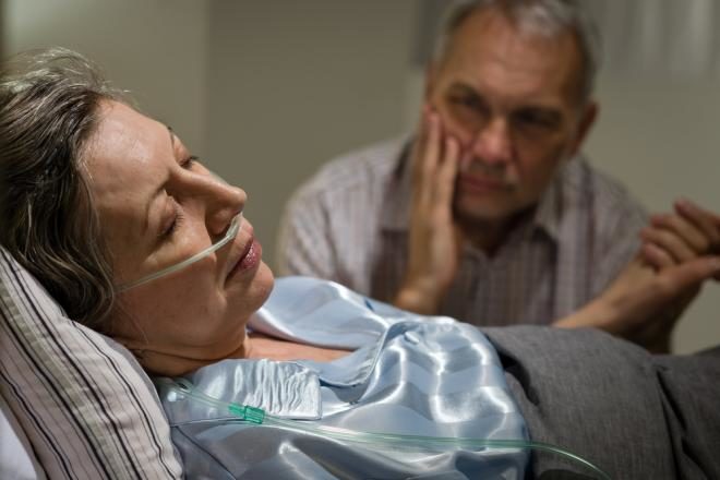 Woman in a coma