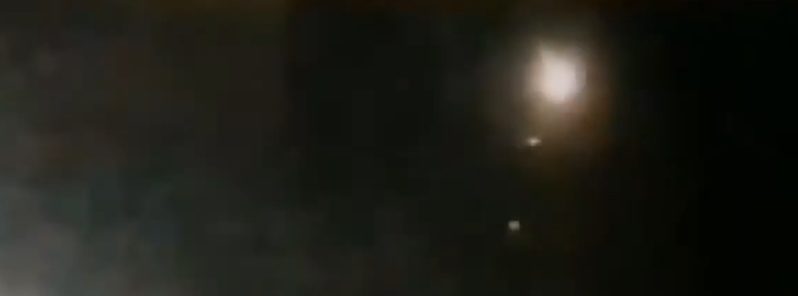 Click to enlarge Meteor fireball over Peru