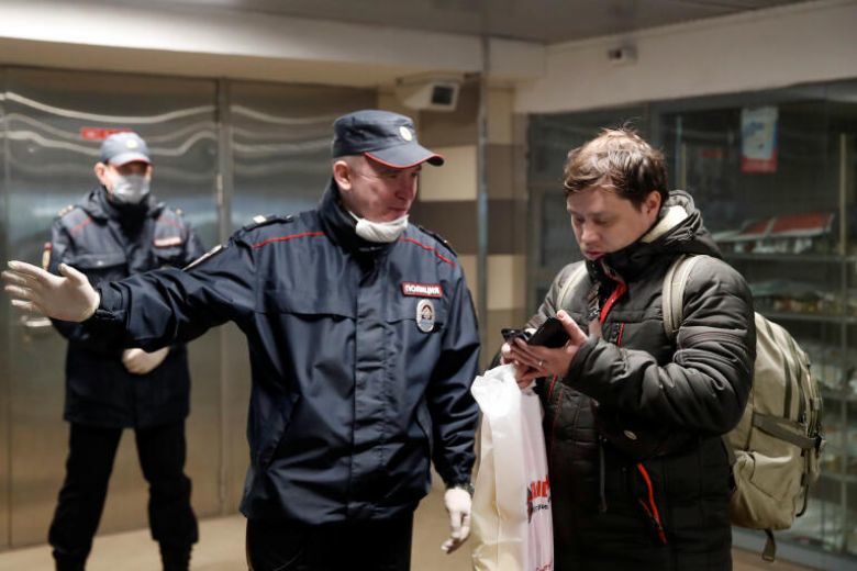 russian metro pass system coronavirus covid-19