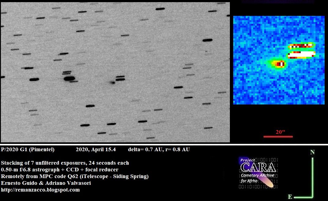 Comet P/2020 G1 Pimentel