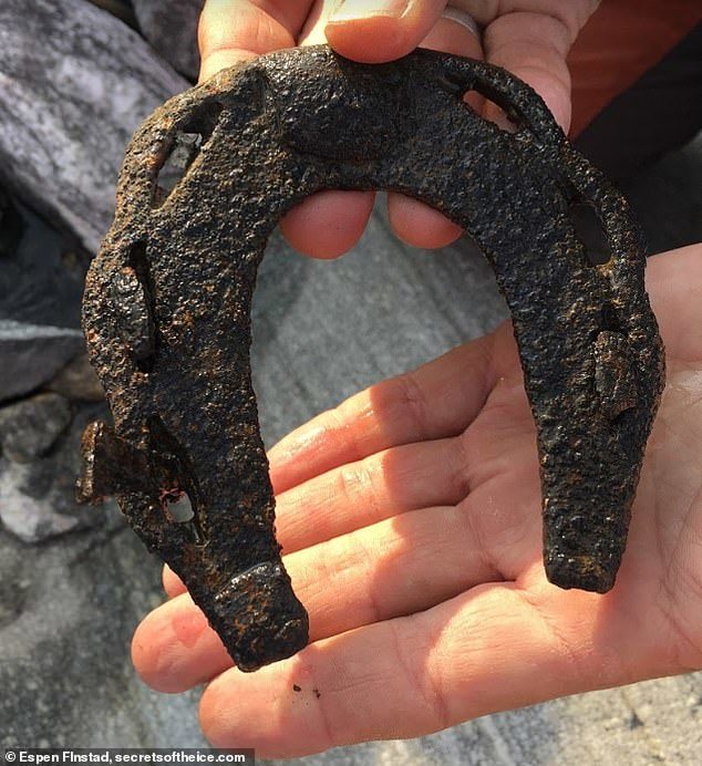 Click to enlarge midieval horseshoe lendbreen norway