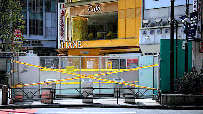 Click to enlarge Cafe closed