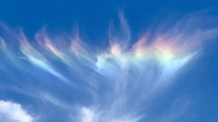Click to enlarge Circumhorizontal arc over N Georgia
