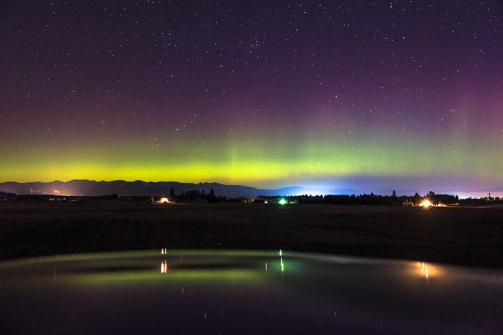 Click to enlarge Aurora Borealis Montana