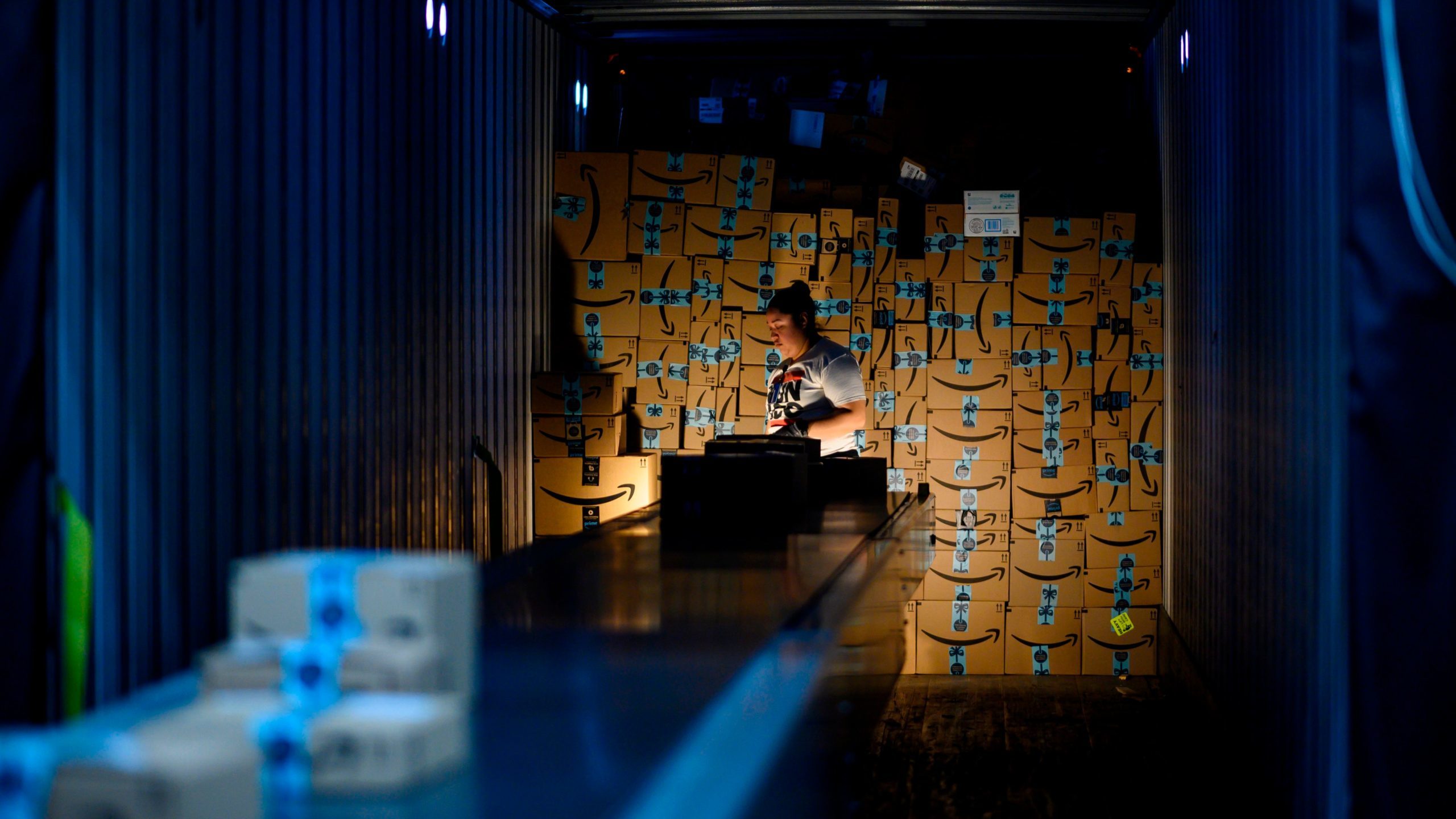 Click to enlarge Amazon Worker