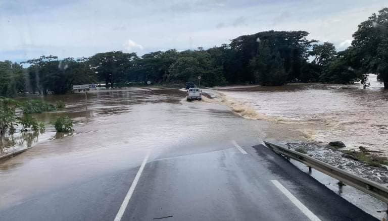Floods in New Caledonia, April 2020.