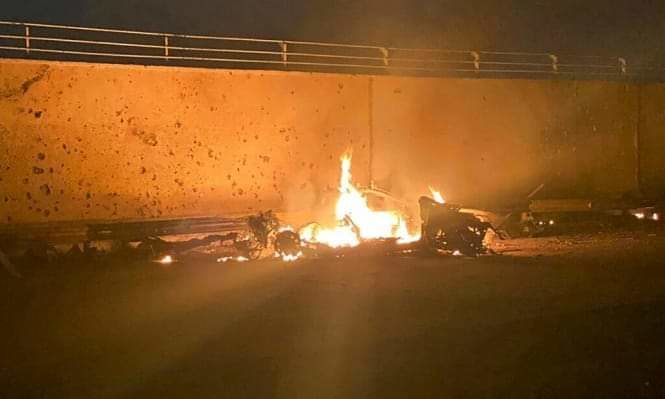 The 3d of Jan 2020, the car carrying Qasem Soleimani, Abu Mahdi Al-Muhandes and their companions hit by US drones at Baghdad’s airport road.
