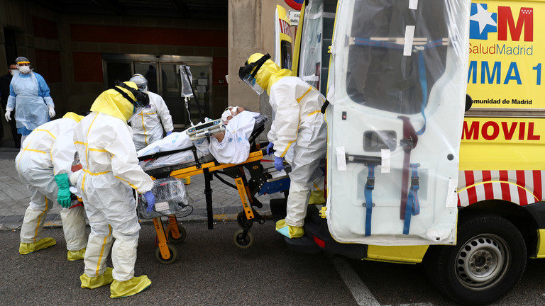 Click to enlarge madrid emergency workers