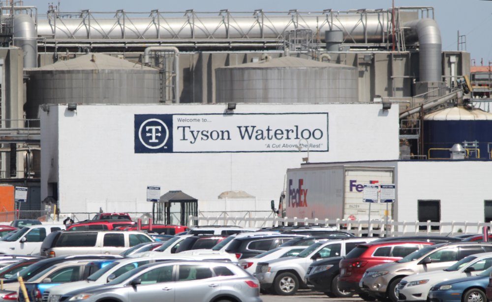 Click to enlarge Tyson Foods in Waterloo, IA