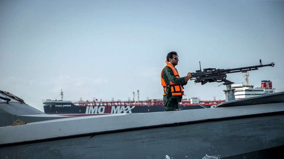 A boat of the Iranian Revolutionary Guard