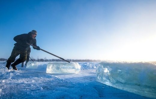 Extreme cold in Yakutia, Russia