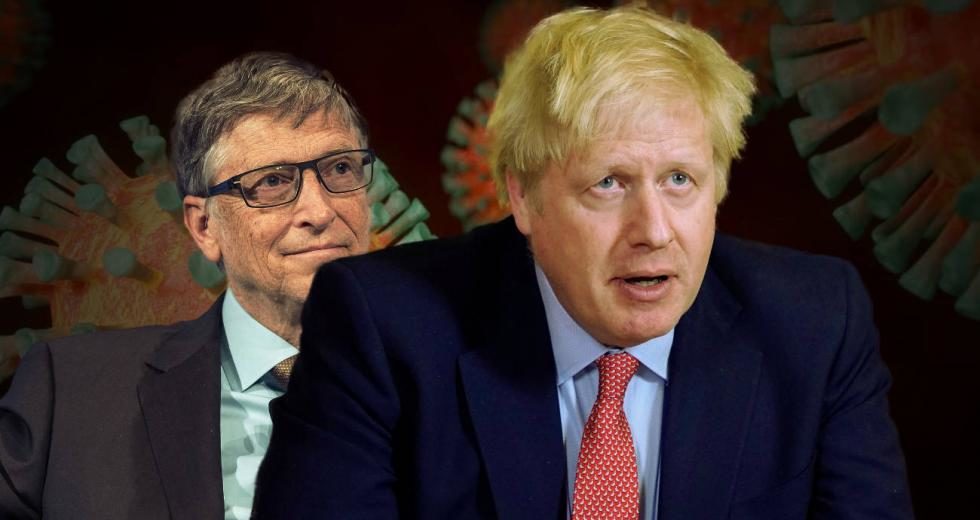 bill gates boris johnson