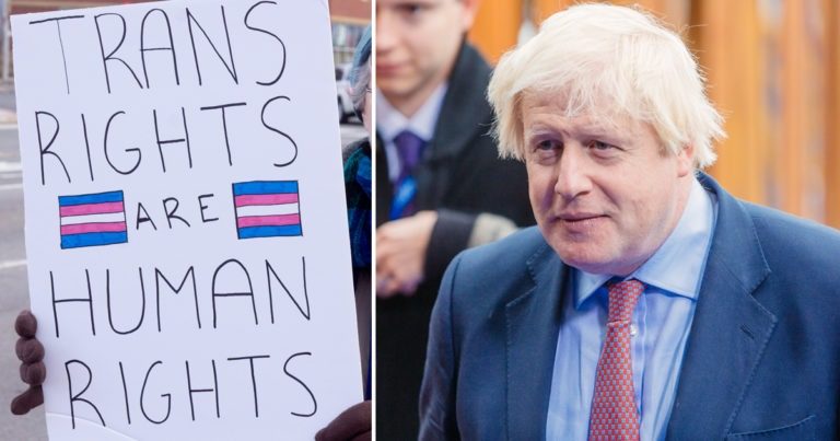 boris johnson trans rights