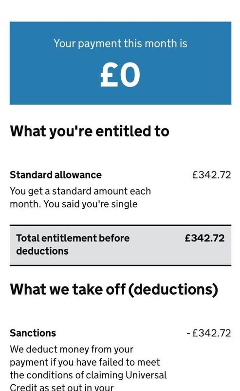 Click to enlarge benefit sanctions